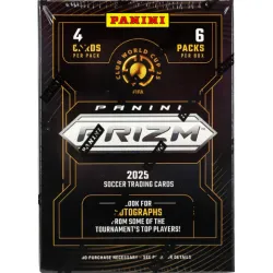 2025 Panini Prizm FIFA Club World Cup Soccer 6-Pack Blaster